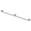 Sienna Stainless Steel 1-1/4-in Dia. 54-inch Grab Bar, in Brushed Stainless