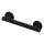 Sienna Stainless Steel 1-1/4-in Dia. 12-inch Grab Bar, in Matte Black