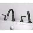 Edgemere(R) Bathtub Faucet With Lever Handles and Personal Shower for Flash(R) Rough-In Valve, T018901.243