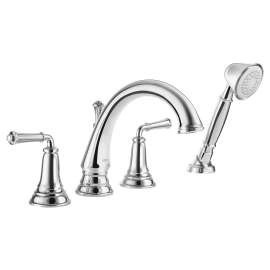 Delancey(R) Bathtub Faucet With Lever Handles and Personal Shower for Flash(R) Rough-In Valve, T052901.002