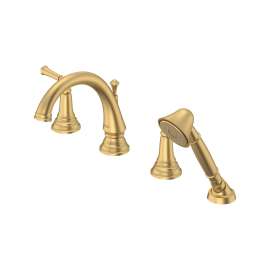 Delancey(R) Bathtub Faucet With Lever Handles and Personal Shower for Flash(R) Rough-In Valve, T052901.GN0