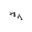 Aspirations 4-Hole 2-Handle Deck Mount Roman Tub Faucet With Lever Handles and Personal Shower, T061901.243