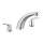 Colony(R) PRO Bathtub Faucet Trim With Lever Handles for Flash(R) Rough-In Valve, T075920.002
