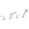 Colony(R) PRO Bathtub Faucet Trim With Lever Handles and Personal Shower for Flash(R) Rough-In Valve, T075921.002