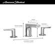 Studio(R) S Bathtub Faucet With Lever Handles for Flash(R) Rough-In Valve, T105900.243