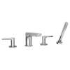 Studio(R) S Bathtub Faucet With Lever Handles and Personal Shower for Flash(R) Rough-In Valve, T105901.002