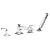 Town Square(R) S Bathub Faucet With Lever Handles and Personal Shower for Flash(R) Rough-in Valve, T455901.002