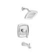 Edgemere(R) 1.8 gpm/6.8 L/min Tub and Shower Trim Kit With Water-Saving Showerhead, Double Ceramic Pressure Balance Cartridge With Lever Handle, TU018508.002