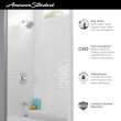 Edgemere(R) 1.8 gpm/6.8 L/min Tub and Shower Trim Kit With Water-Saving Showerhead, Double Ceramic Pressure Balance Cartridge With Lever Handle, TU018508.295