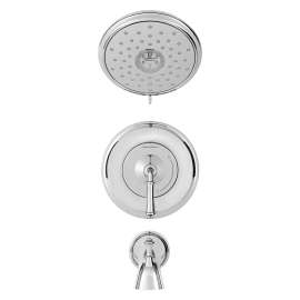 Delancey(R) 1.8 gpm/6.8 L/min Tub and Shower Trim Kit With Water-Saving 4-Function Showerhead and Lever Handle, TU052508.002