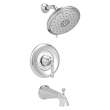 Delancey(R) 1.8 gpm/6.8 L/min Tub and Shower Trim Kit With Water-Saving 4-Function Showerhead and Lever Handle, TU052508.002