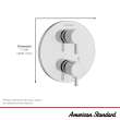 Serin(R) 2-Handle Integrated Shower Diverter Trim Only, TU064740.002