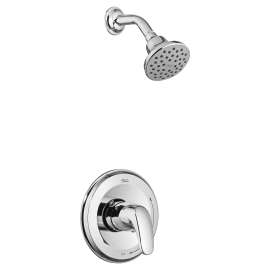 Colony(R) PRO 1.75 gpm/6.6 L/min Shower Trim Kit With Water-Saving Showerhead, Double Ceramic Pressure Balance Cartridge With Lever Handle, TU075507.002