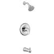 Colony(R) PRO 1.75 gpm/6.6 L/min Tub and Shower Trim Kit With Water-Saving Showerhead, Double Ceramic Pressure Balance Cartridge With Lever Handle, TU075508.002