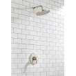 Studio(R) S 1.8 gpm/6.8 L/min Shower Trim Kit With Rain Showerhead, Double Ceramic Pressure Balance Cartridge With Lever Handle, TU105507.295