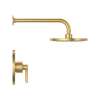 Studio(R) S 1.8 gpm/6.8 L/min Shower Trim Kit With Rain Showerhead, Double Ceramic Pressure Balance Cartridge With Lever Handle, TU105507.GN0