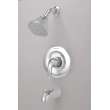 Reliant 3(R) 2.5 gpm/9.5 L/min Tub and Shower Trim Kit With Showerhead, Double Ceramic Pressure Balance Cartridge With Lever Handle, TU385502.002
