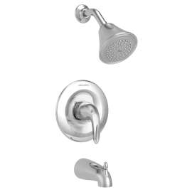 Reliant 3(R) 2.5 gpm/9.5 L/min Tub and Shower Trim Kit With Showerhead, Double Ceramic Pressure Balance Cartridge With Lever Handle, TU385502.002