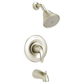 Reliant 3(R) 2.5 gpm/9.5 L/min Tub and Shower Trim Kit With Showerhead, Double Ceramic Pressure Balance Cartridge With Lever Handle, TU385502.295