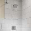 Town Square S 2.5 gpm/9.5 L/min Shower Trim Kit With Single Function Showerhead, Double Ceramic Pressure Balance Cartridge With Lever Handle, TU455501.002