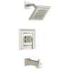 Town Square S 2.5 gpm/9.5 L/min Tub and Shower Trim Kit With Single Function Showerhead, Double Ceramic Pressure Balance Cartridge With Lever Handle, TU455502.295