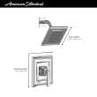 Town Square S 1.75 gpm/6.8 L/min Tub and Shower Trim Kit With Water-Saving Showerhead, Double Ceramic Pressure Balance Cartridge With Lever Handle, TU455508.013