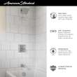 Town Square S 1.75 gpm/6.8 L/min Tub and Shower Trim Kit With Water-Saving Showerhead, Double Ceramic Pressure Balance Cartridge With Lever Handle, TU455508.243