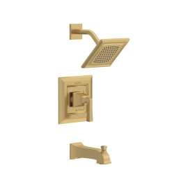 Town Square S 1.75 gpm/6.8 L/min Tub and Shower Trim Kit With Water-Saving Showerhead, Double Ceramic Pressure Balance Cartridge With Lever Handle, TU455508.GN0