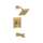 Town Square S 1.75 gpm/6.8 L/min Tub and Shower Trim Kit With Water-Saving Showerhead, Double Ceramic Pressure Balance Cartridge With Lever Handle, TU455508.GN0
