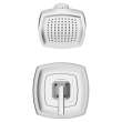 Crawford 1.8 gpm/6.8 L/min Shower Trim Kit With Water-Saving Showerhead, Double Ceramic Pressure Balance Cartridge With Lever Handle, TU612507.002