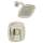 Crawford 1.8 gpm/6.8 L/min Shower Trim Kit With Water-Saving Showerhead, Double Ceramic Pressure Balance Cartridge With Lever Handle, TU612507.295