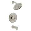 Glenmere 1.8 gpm/6.8 L/min Tub and Shower Trim Kit With Water-Saving Showerhead, Double Ceramic Pressure Balance Cartridge With Lever Handle, TU617508.295