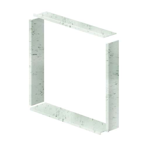 36in x 36in x 7-1/4in Window Trim Kit, in Carrara