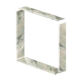 36in x 36in x 7-1/4in Window Trim Kit, in Sand Creme