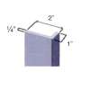 72in Over-tile trim, in Biscotti Marble