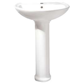 Cadet Center Hole Only Pedestal Sink Top And Leg Combination, 0236111.020