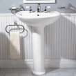 Cadet 8-Inch Widespread Pedestal Sink Top And Leg Combination, 0236811.020