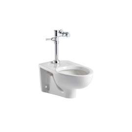 Afwall® Millennium® Wall-Hung Everclean® Toilet System With Manual Piston Flush Valve, 1.28 Gpf/4.8 Lpf, 2856128.020