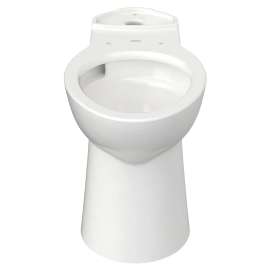 Yorkville® Pressure Assist Back Outlet Elongated Everclean® Bowl, 3701001.020