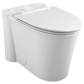 Studio® S Concealed Trapway Chair Height Elongated Toilet Bowl With Seat, 3712A100.020