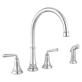 Delancey® 2-Handle Widespread Kitchen Faucet 1.5 Gpm/5.7 L/Min With Side Spray, 4279701.002