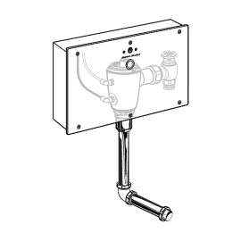 Ultima Selectronic Concealed Urinal Flush Valve With Wall Box, Base Model, Piston-Type, 0.5 Gpf/1.9 Lpf, 606B505.007