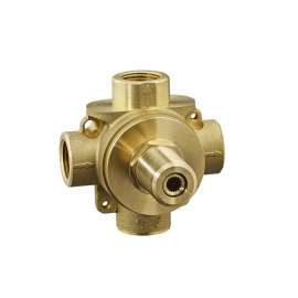 3-Way In-Wall Diverter Rough-In Valve With 3 Discrete/3 Shared Functions, R433S