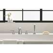 Aspirations 4-Hole 2-Handle Deck Mount Roman Tub Faucet  With Lever Handles And Personal Shower, T061901.002