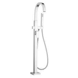 Contemporary Square Freestanding Bathtub Faucet With Lever Handle For Flash® Rough-In Valve, T184951.002