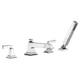 Town Square® S Bathub Faucet With Lever Handles And Personal Shower For Flash® Rough-In Valve, T455901.002