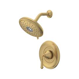 Delancey® 1.8 Gpm/6.8 L/Min Shower Trim Kit With Water-Saving 4-Function Showerhead And Lever Handle, Tu052507.Gn0