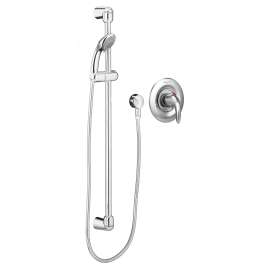 Commercial Shower System Trim Kit 1.5 Gpm/5.7 Lpm With 36-Inch Slide Bar And Hand Shower, Tu662211.002