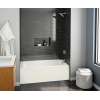 6032CTMINR-BI 60 in X 32 in x 18 in Soaking Bathtub with Right Hand Drain in Biscuit