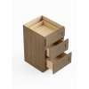 36-in x 24-in x 35-in Ready To Assemble Shaker Three Drawer Base Cabinet, Tan Wood, 3DB36-RTA-FR01-TW